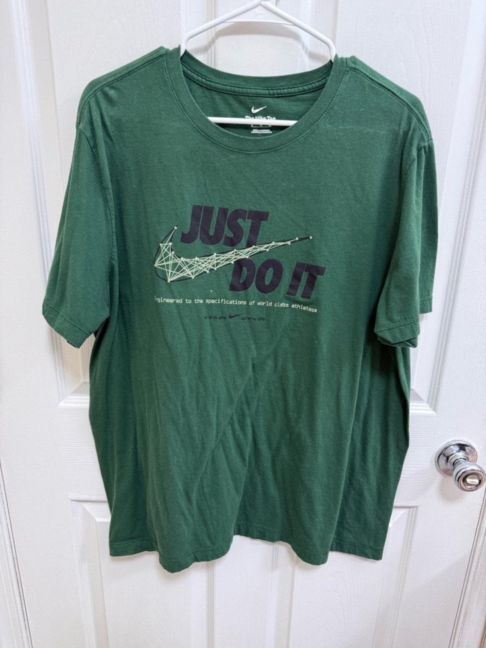 Nike Men’s Green "Just Do It" Graphic Tee, Size XL